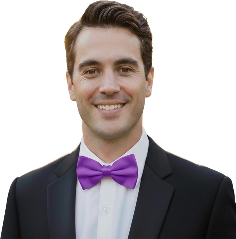 DIBI Adjustable Classic Pretied Bow Tie for Men, Women, and Boys - Men's Bowtie for Wedding, Costume Party and Formal Events - Image 2